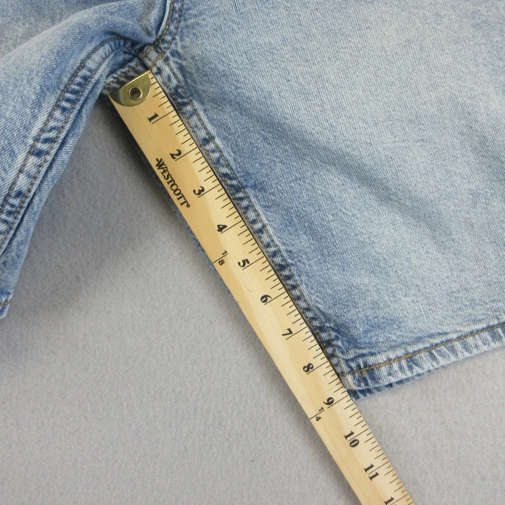 Levis 445 Shorts Mens 29 Light Blue Denim Casual Stretch Jean Shorts